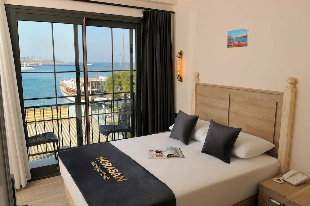 Horasan Butik Hotel oda yatak